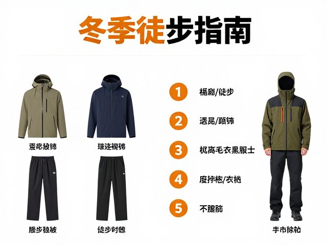 冬季徒步的安全装备与衣物搭配