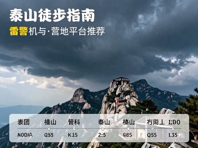 泰山徒步指南,雷暴预警与营地平台推荐