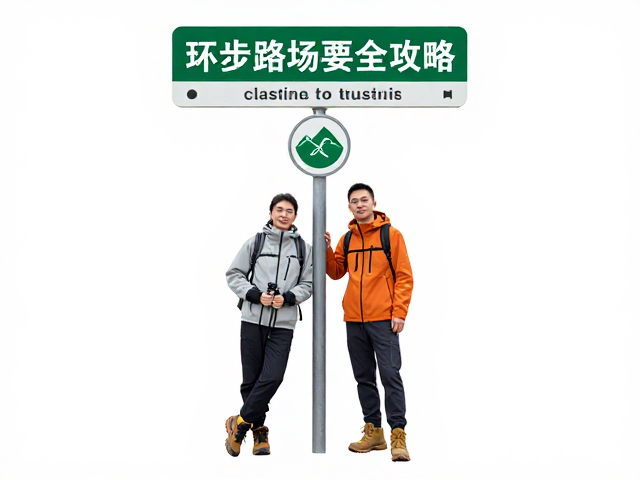 经典路标合影