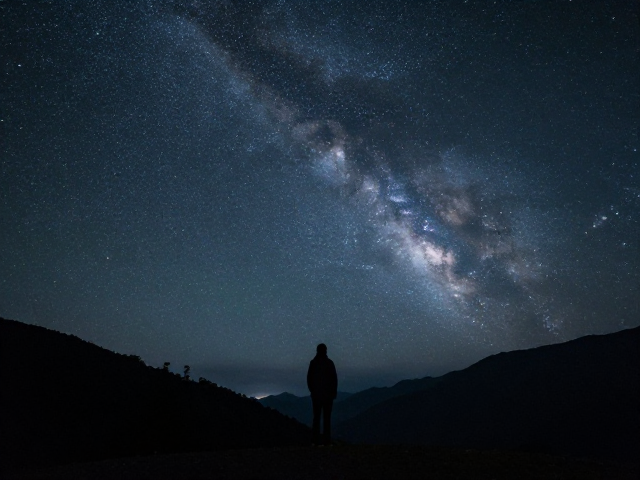 星空摄影徒步最佳时间,避开雨季,依天气预报灵活调整