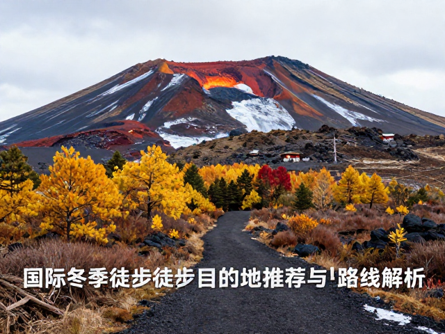 冬踏火山:冰与火交织的地貌探险