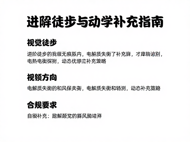 电解质失衡的风险识别与动态补充策略