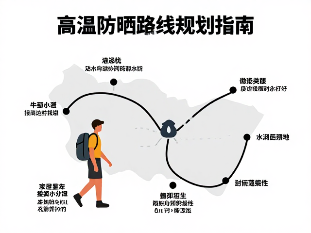 单人徒步安全,高温防晒与撤退路线规划指南