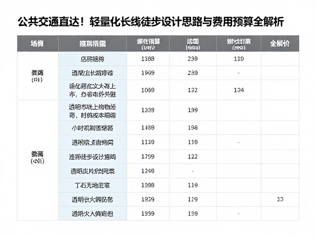 费用预算全解析：透明化拆解与隐性成本规避