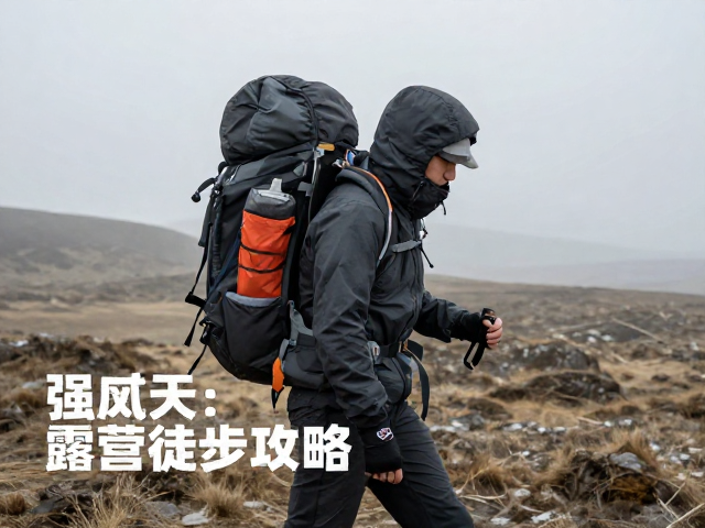 强风天重装露营徒步攻略,路线规划与关键撤退点详解