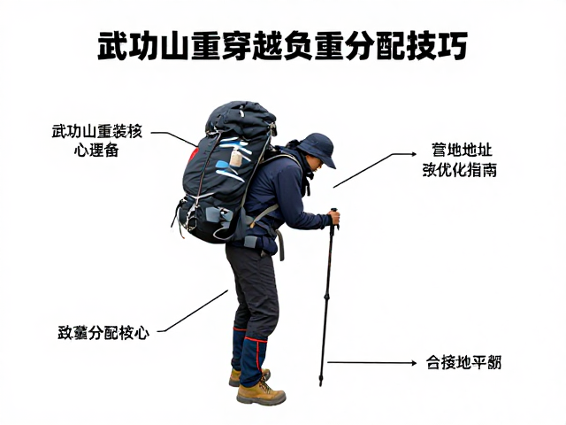 武功山重装穿越负重分配技巧,营地选址与装备优化指南