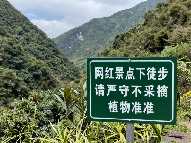 徒步过程中的植物保护核心准则