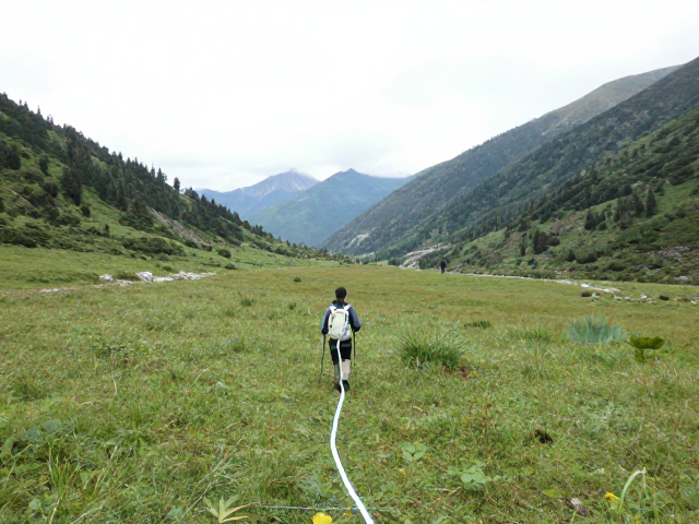 小众路线导航定位技巧,高山草甸徒步无人山谷避坑指南