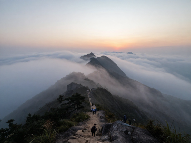 新晋网红小众徒步线,日出云海绝景,徒步新手必打卡