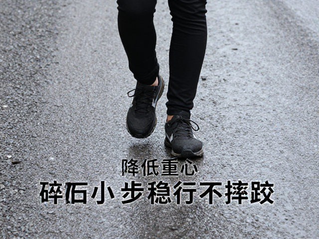 碎石路面的步态与行进技巧