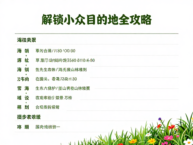 生态保护与无痕山林准则