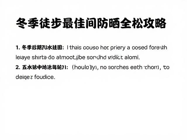 丰水期的规避策略与水源管理