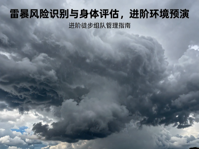 雷暴风险识别与身体评估,进阶徒步组队管理指南