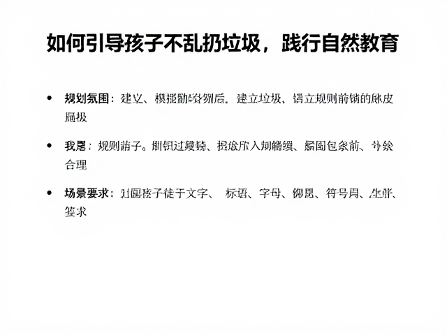 亲子徒步常见问题解决,如何引导孩子不乱扔垃圾,践行自然教育