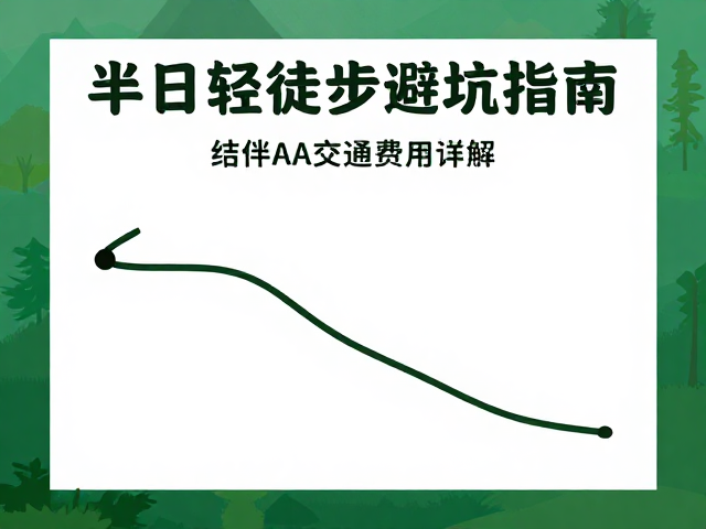 半日轻徒步避坑指南,结伴AA交通费用详解