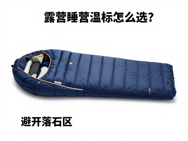 露营睡袋温标怎么选?避开落石区,解决徒步露营常见难题