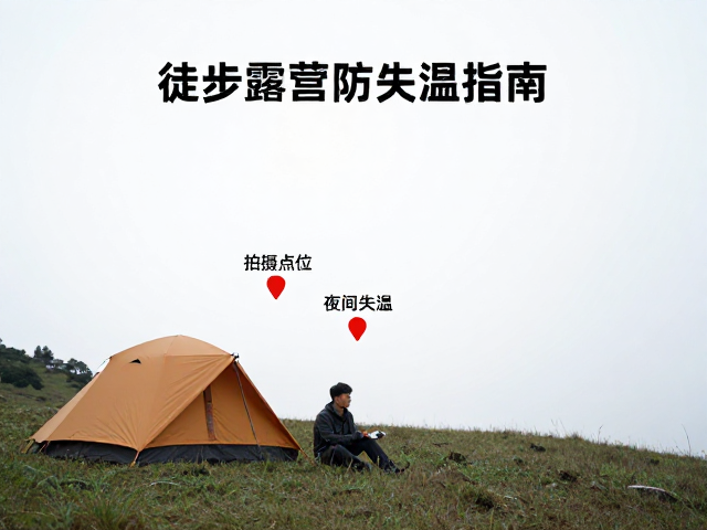 徒步露营摄影技巧,拍摄点位标记与夜间防失温指南
