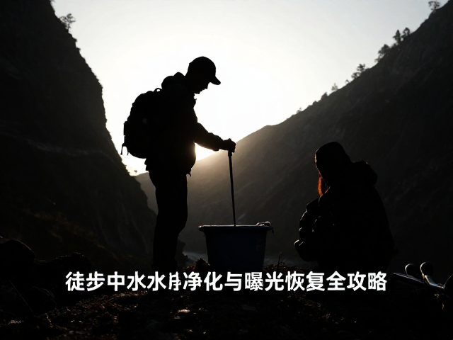 逆光剪影怎么拍?徒步中水源净化与曝光恢复全攻略