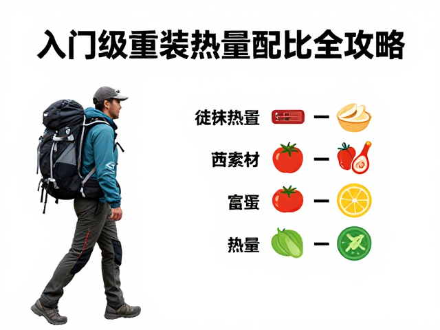 入门级重装徒步,体能训练与食物热量配比全攻略
