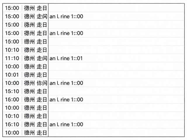 分段时间表与节奏控制