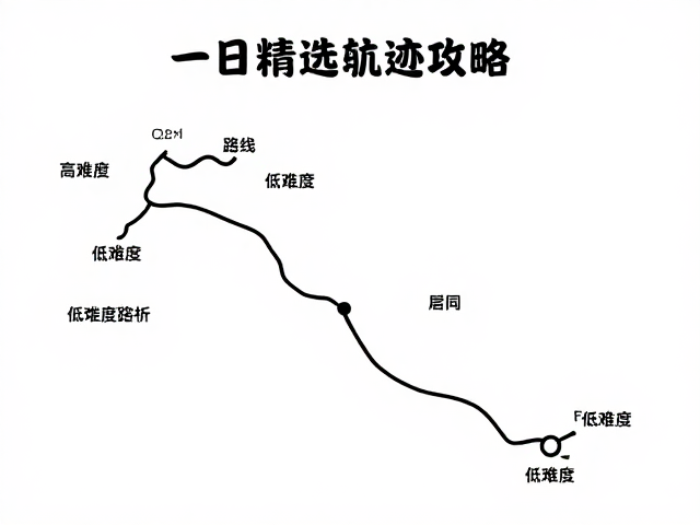 一日精选轨迹:高难度与低难度路线的真实案例解析