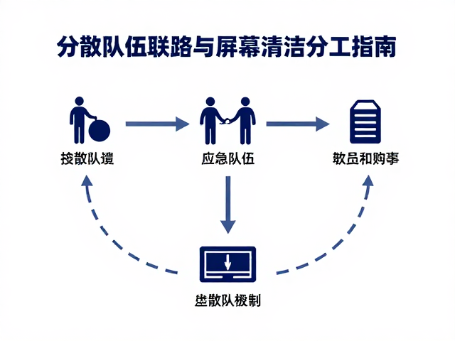 分散队伍联络机制与执行策略