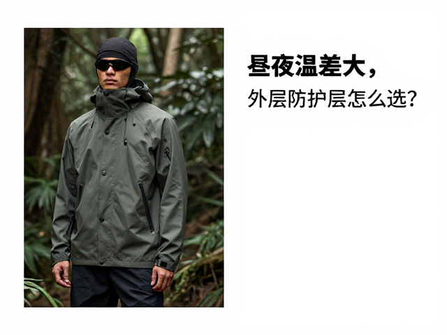 丛林穿越防刮耐磨穿搭,昼夜温差大,外层防护层怎么选?