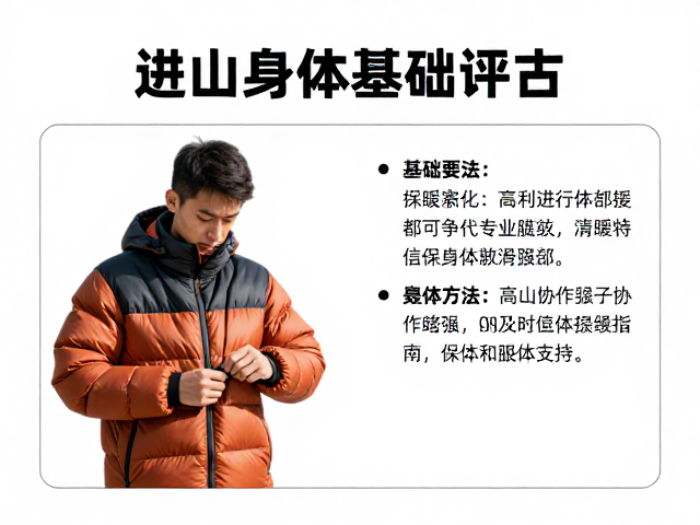 高海拔进山前必做,身体基础评估,羽绒服保暖与高山协作救援指南