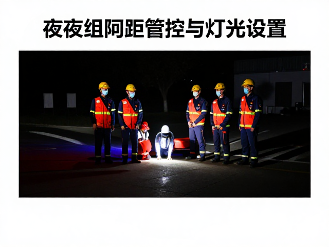 突发急救场景下的灯光与间距协同