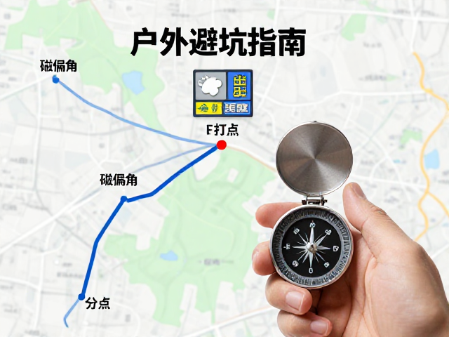 指南针实战训练:磁偏角校正与地形图配合