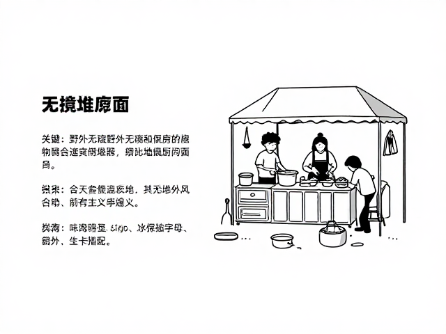野外炊事环保无痕,火石干燥保存与多人营地厨房搭建指南