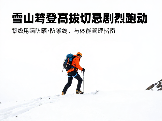 雪山攀登高海拔切忌剧烈跑动,防晒防紫外线与体能管理指南