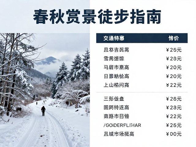 经典徒步路线与交通费用明细