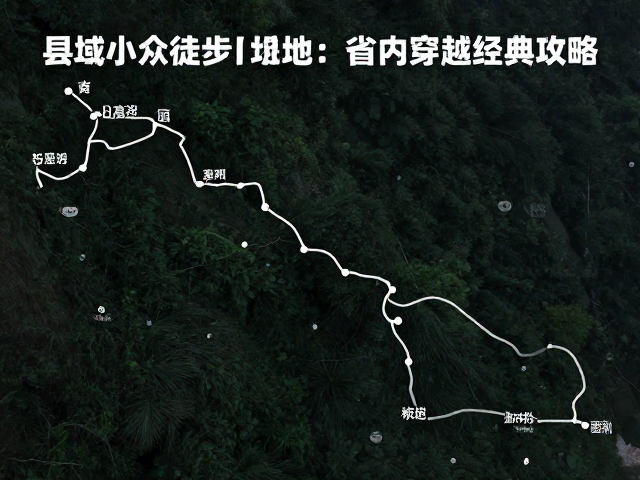 县域小众徒步地,省内穿越经典攻略,撤退路线全解析
