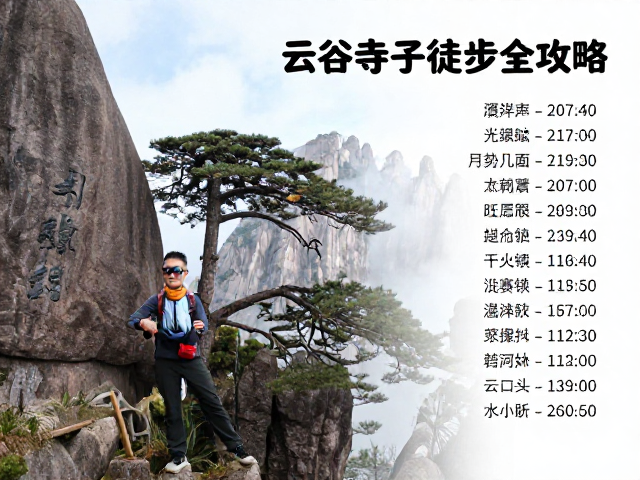 经典低难度路线：云谷寺至北海景区段详解