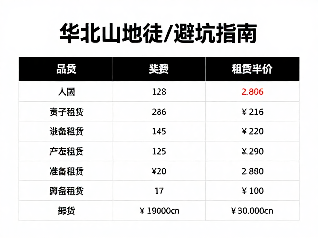 省钱策略与租赁避坑技巧