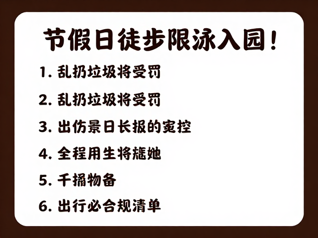 出行前必备物资与合规检查清单
