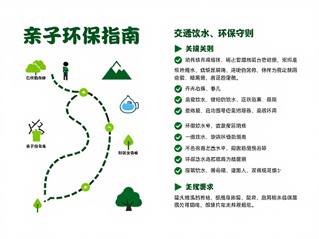 亲子徒步指南,交通饮水与环保守则