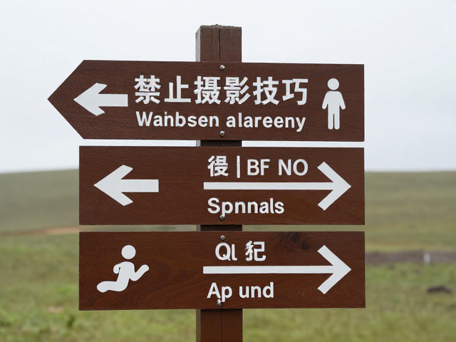 老年徒步摄影技巧，清晰导览标识助拍美景，提升生活幸福感