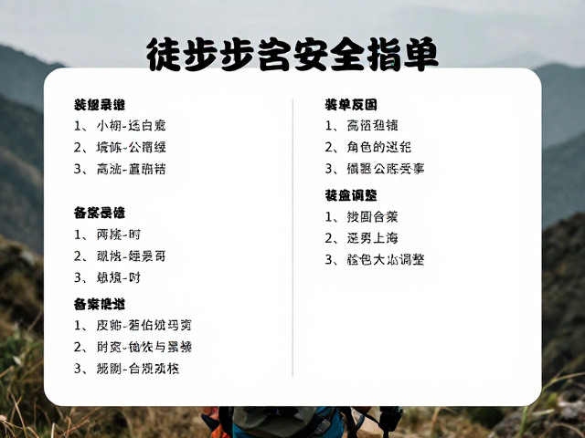 出行计划备案与动态调整