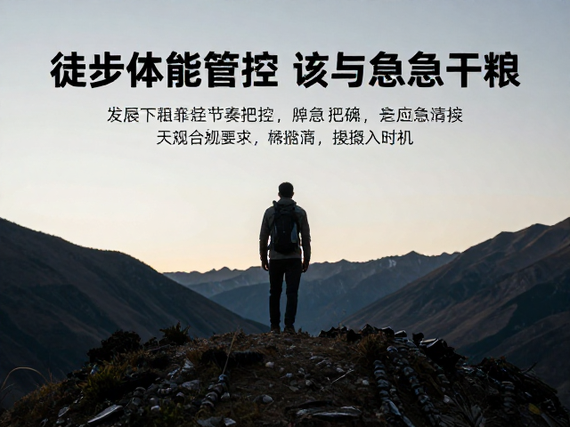 应急干粮的选择标准与摄入时机