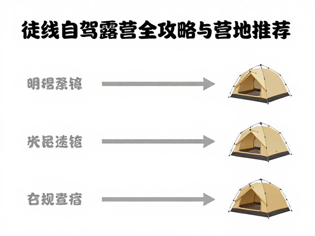 徒步露营交通指南,环线自驾露营全攻略,帐篷选购与营地推荐