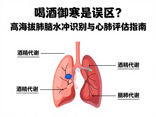 喝酒御寒是误区?高海拔肺脑水肿识别与心肺评估指南