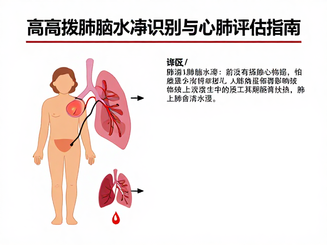 高海拔肺水肿的早期识别与病理特征