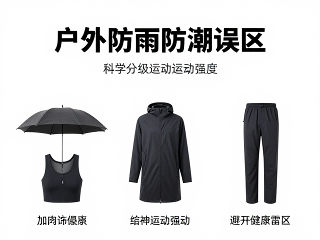户外防雨防潮误区,科学分级运动强度,避开健康雷区