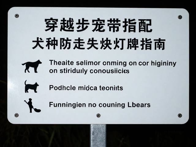 夜间可视化装备的选择与佩戴规范