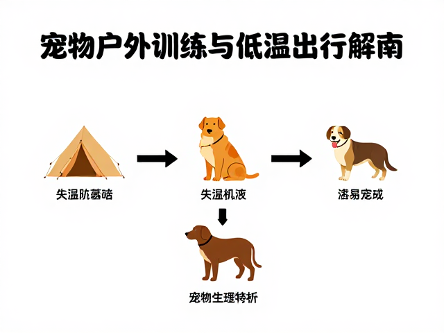 露营随行防失温,宠物户外训练与低温出行指南