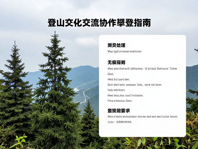 无痕山林,国内外登山文化交流与协作攀登指南