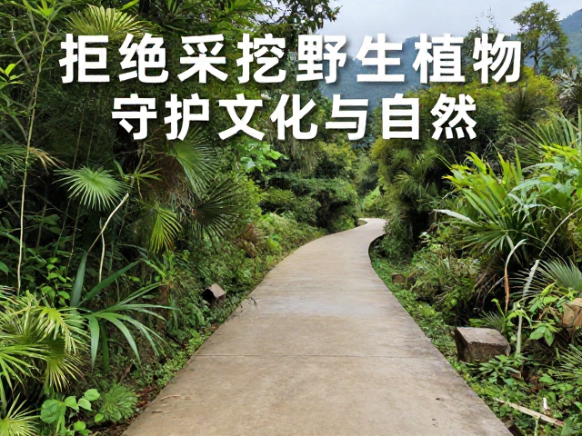 拒绝采挖野生植物,筑牢生态与文化的防线