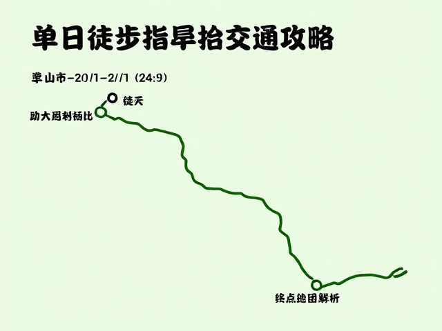 单日徒步拍照打卡指南,交通攻略,终点位置全解析